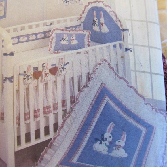 Vtg 1980s Simplicity 7361 Sewing Craft UNCUT Pattern Babies' Room Accessories - Picture 2 of 12